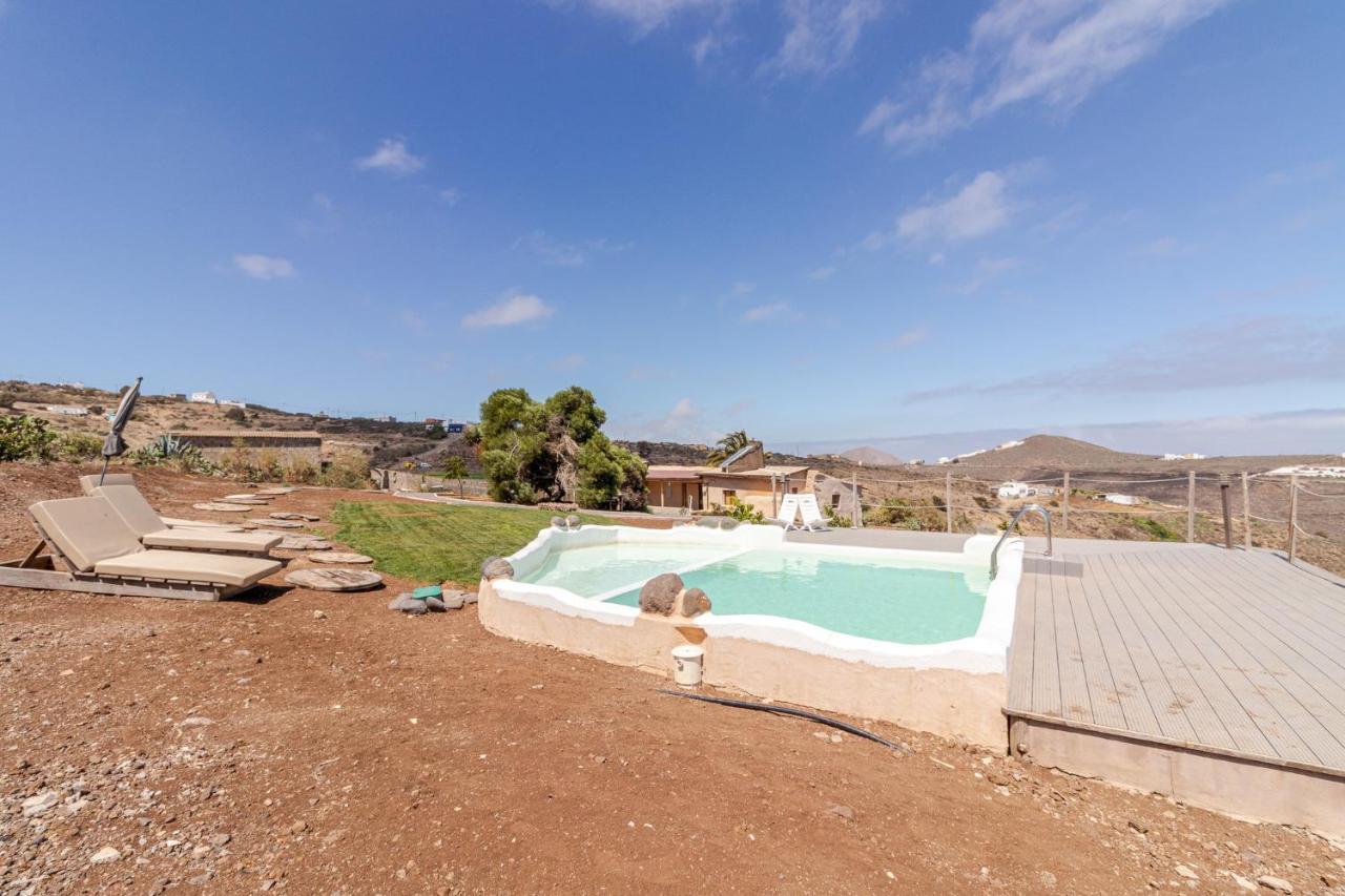 Santa Maria de Guia de Gran Canaria Flatguest Charming House + Pool + Terrace + Viewsヴィラ エクステリア 写真