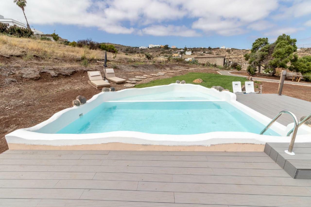 Santa Maria de Guia de Gran Canaria Flatguest Charming House + Pool + Terrace + Viewsヴィラ エクステリア 写真
